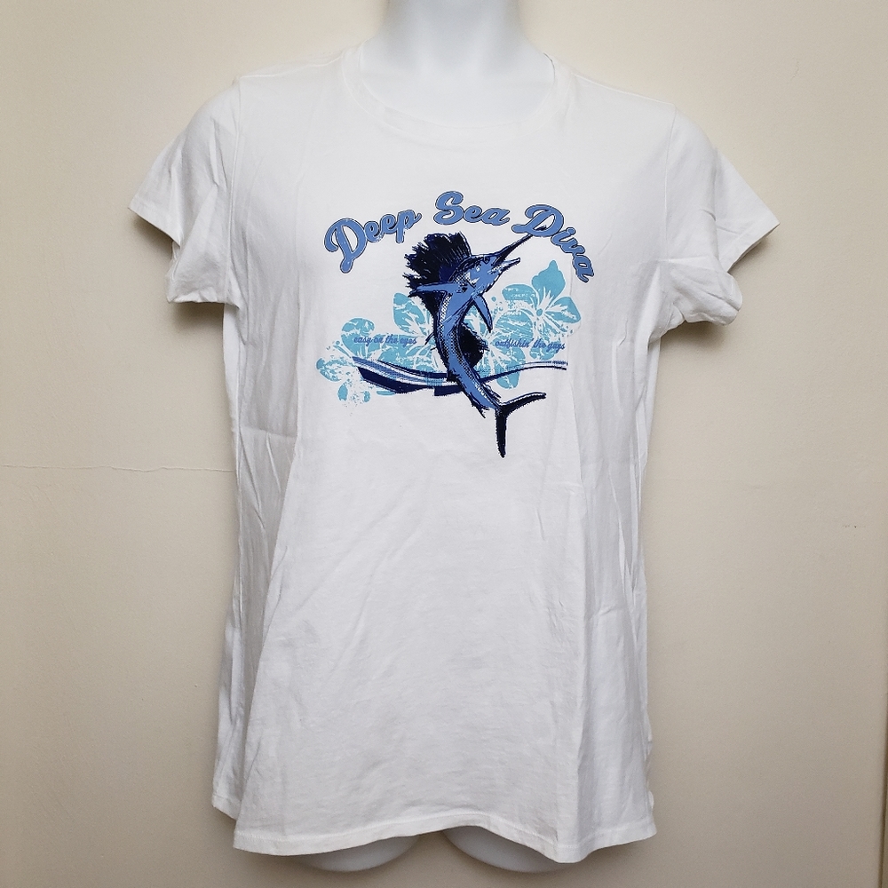 Columbia PFG Womens XL Deep Sea Diva TShirt NWT